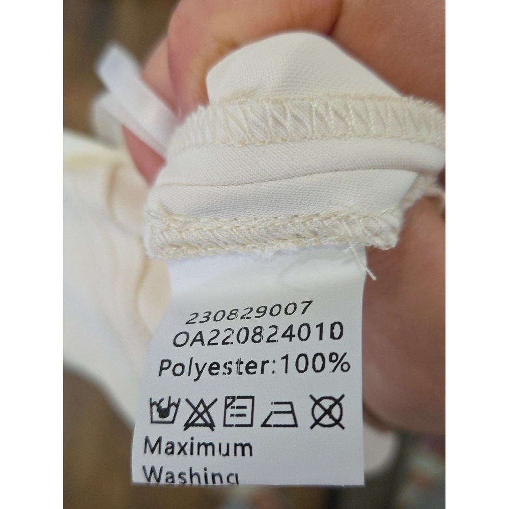 NWT Commense Midi Wrap Scandi Euro Coastal Hamptons Minimalist Neutral Medium - Picture 5 of 5